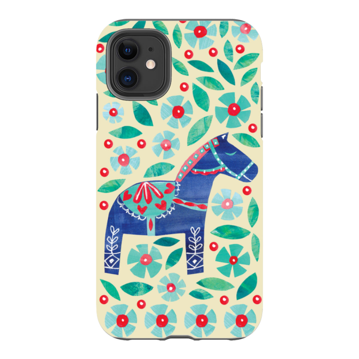 iPhone Tough Case - Dala Horse By Tracey English