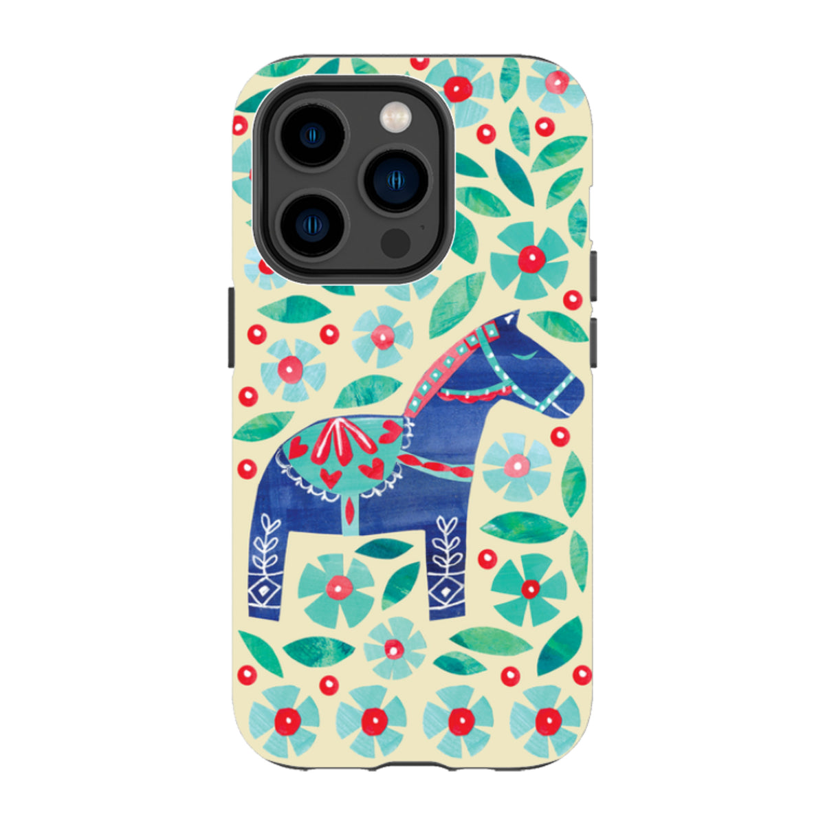 iPhone Tough Case - Dala Horse By Tracey English