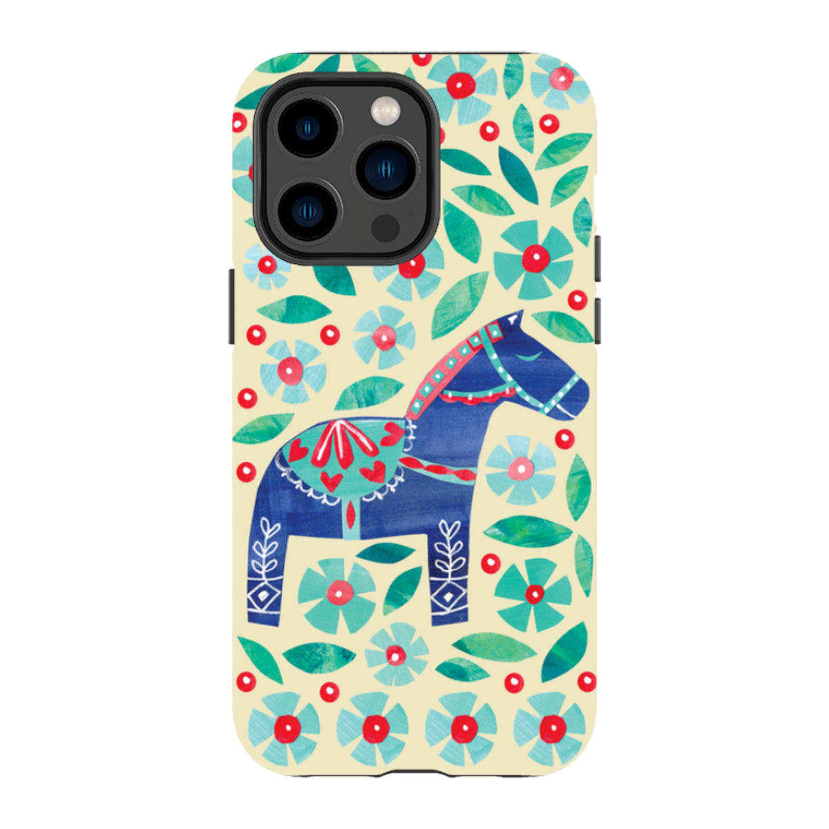 iPhone Tough Case - Dala Horse By Tracey English