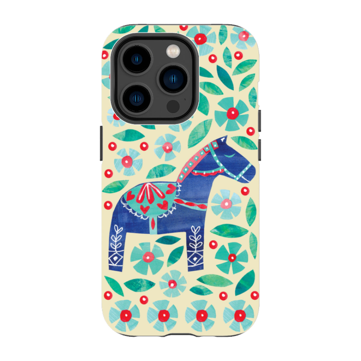 iPhone Tough Case - Dala Horse By Tracey English