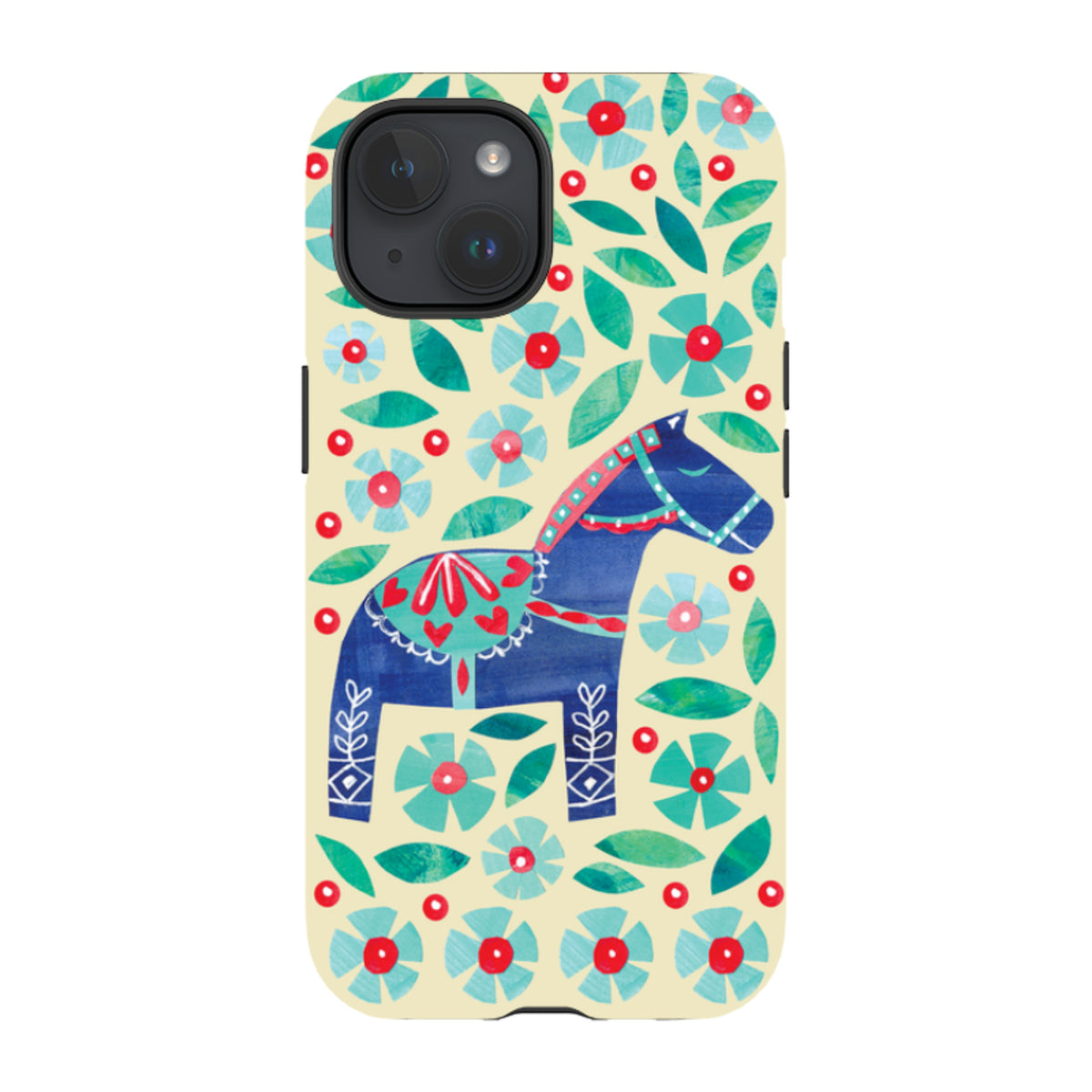 iPhone Tough Case - Dala Horse By Tracey English