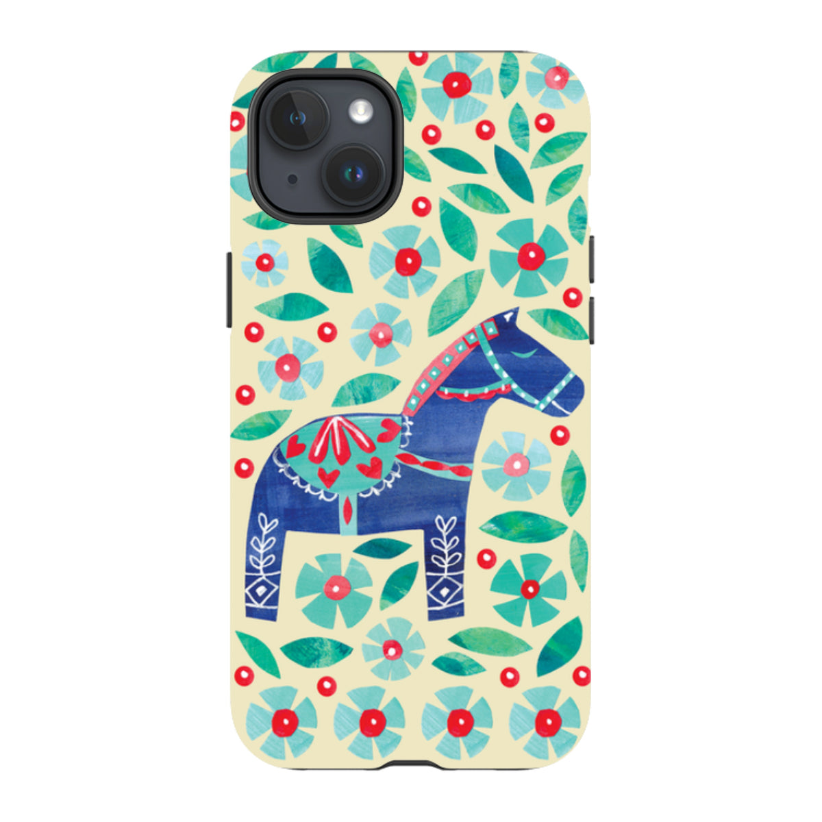 iPhone Tough Case - Dala Horse By Tracey English