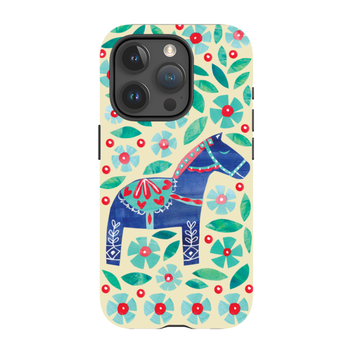 iPhone Tough Case - Dala Horse By Tracey English