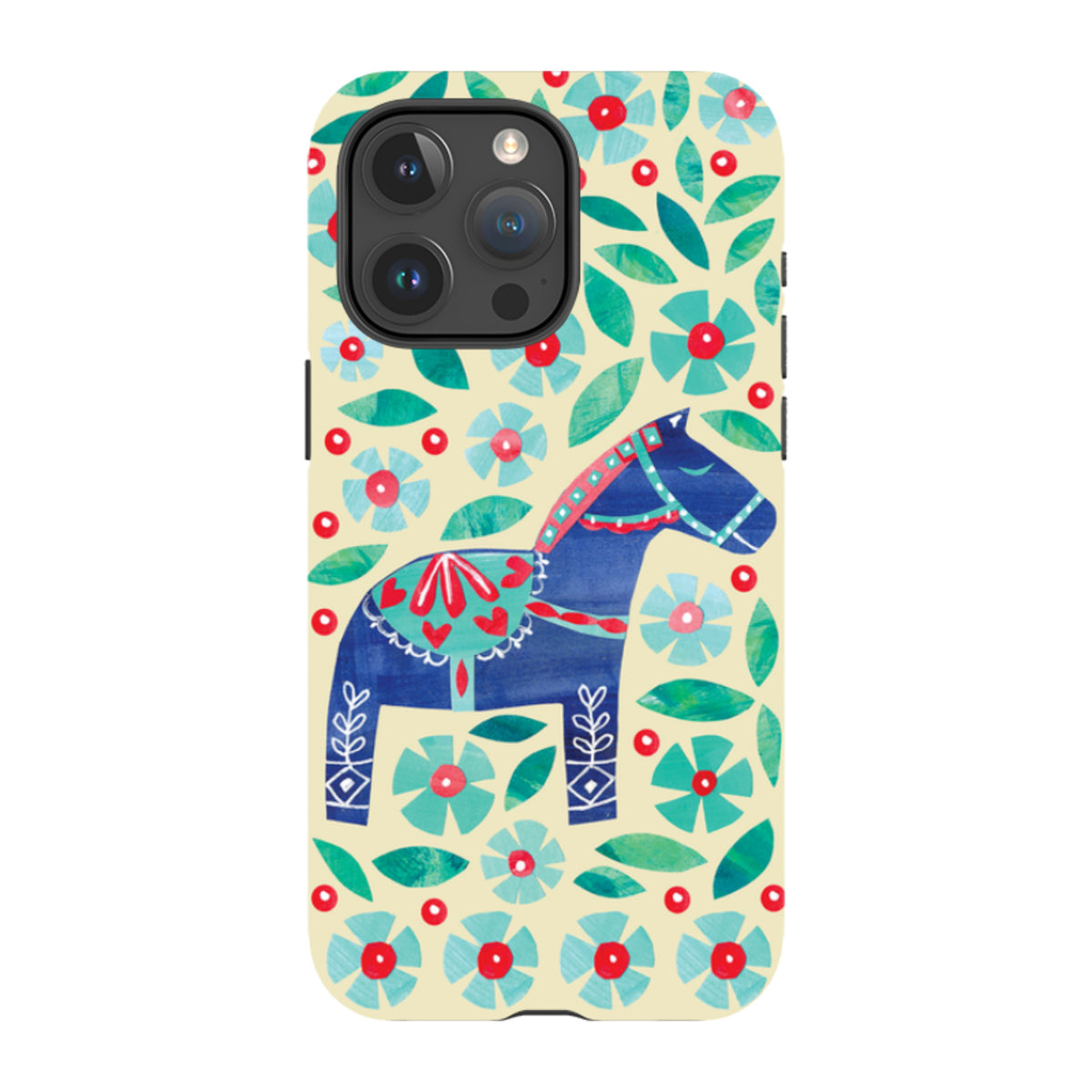 iPhone Tough Case - Dala Horse By Tracey English