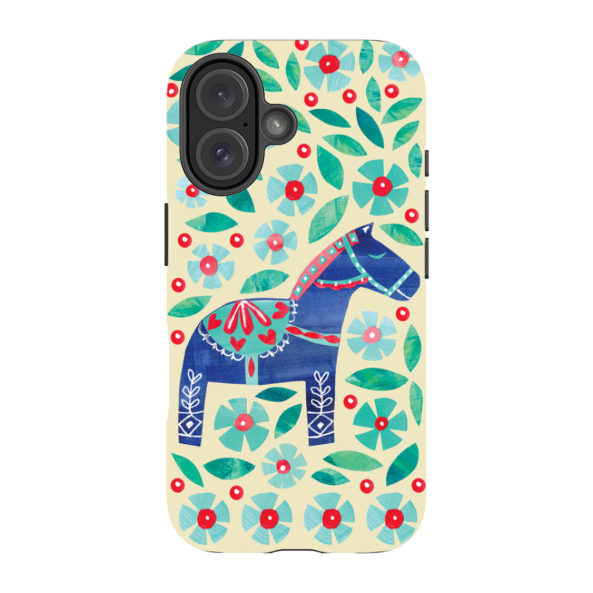 iPhone Tough Case - Dala Horse By Tracey English