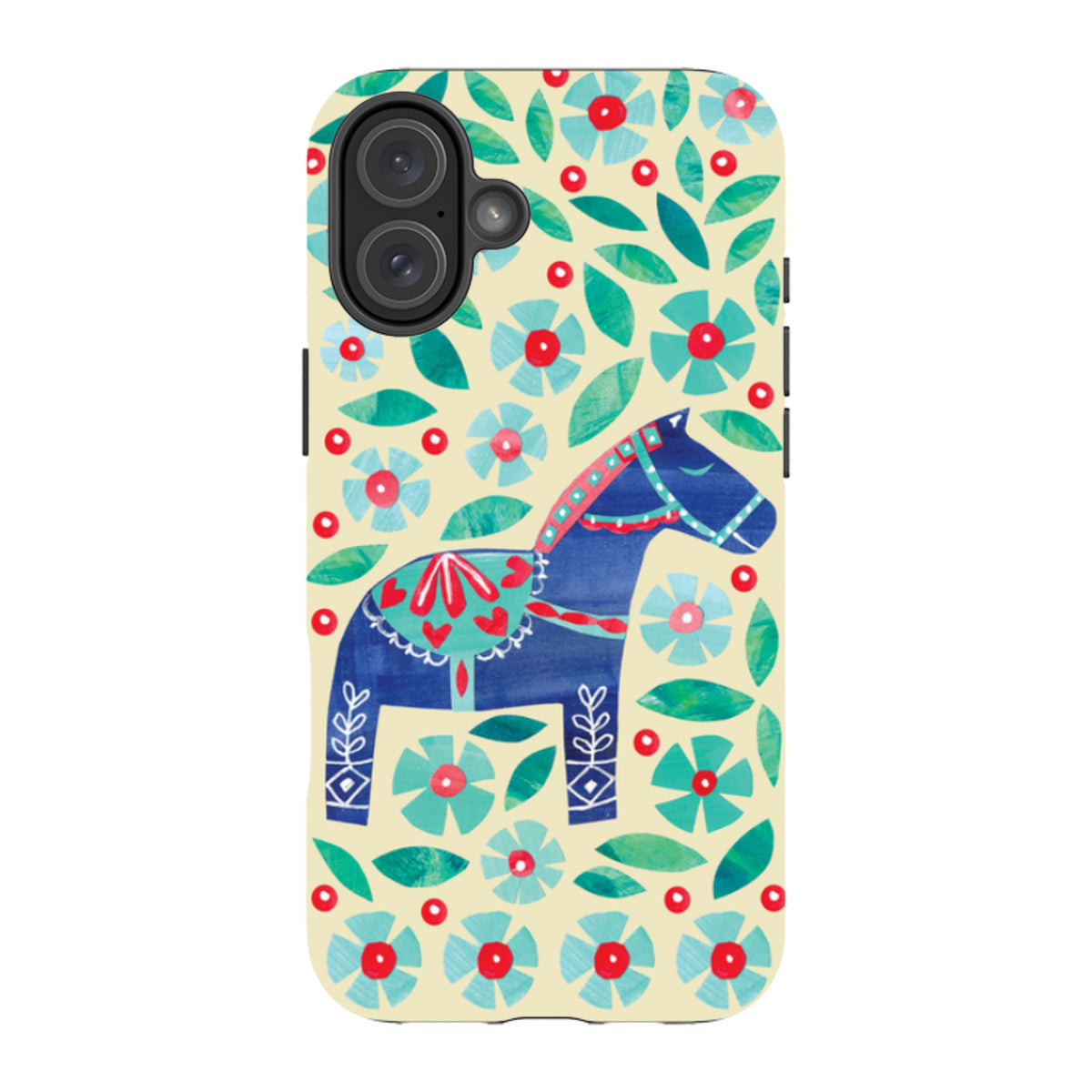iPhone Tough Case - Dala Horse By Tracey English