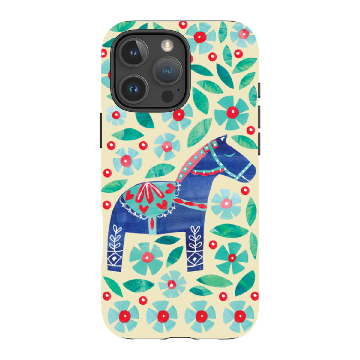 iPhone Tough Case - Dala Horse By Tracey English