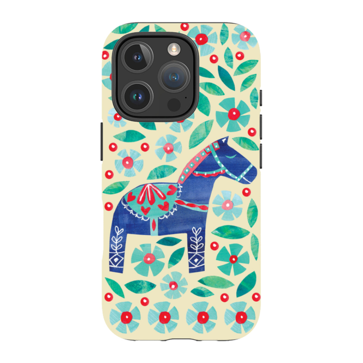 iPhone Tough Case - Dala Horse By Tracey English