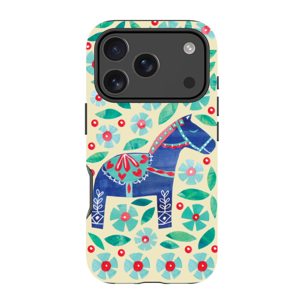 iPhone Tough Case - Dala Horse By Tracey English