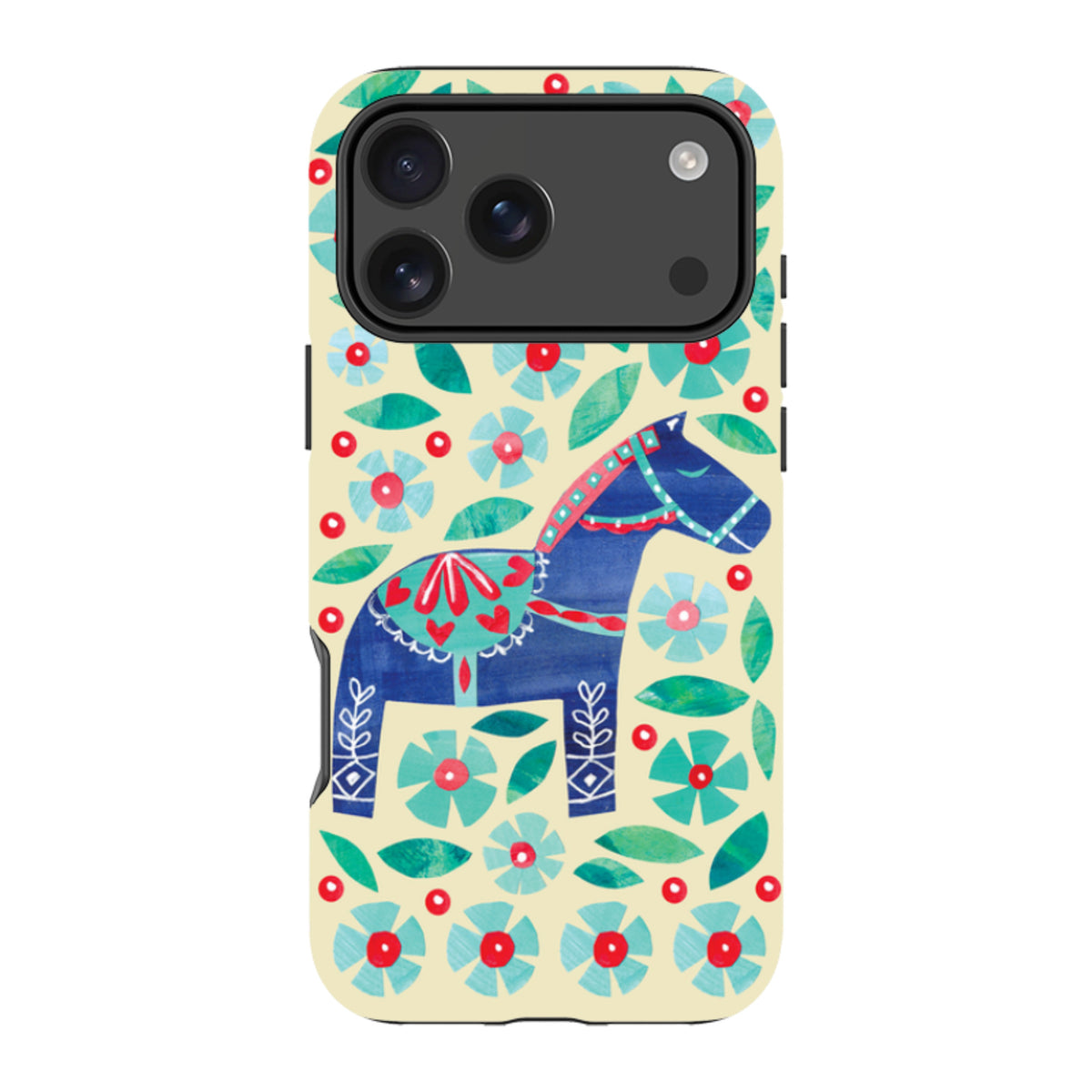 iPhone Tough Case - Dala Horse By Tracey English