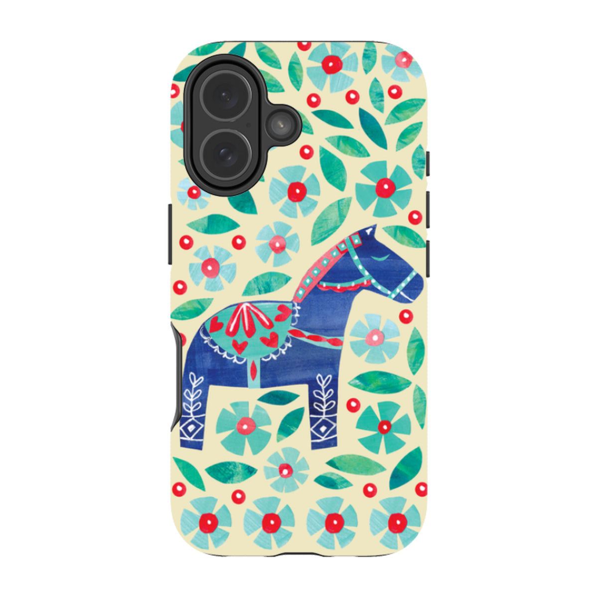 iPhone Tough Case - Dala Horse By Tracey English