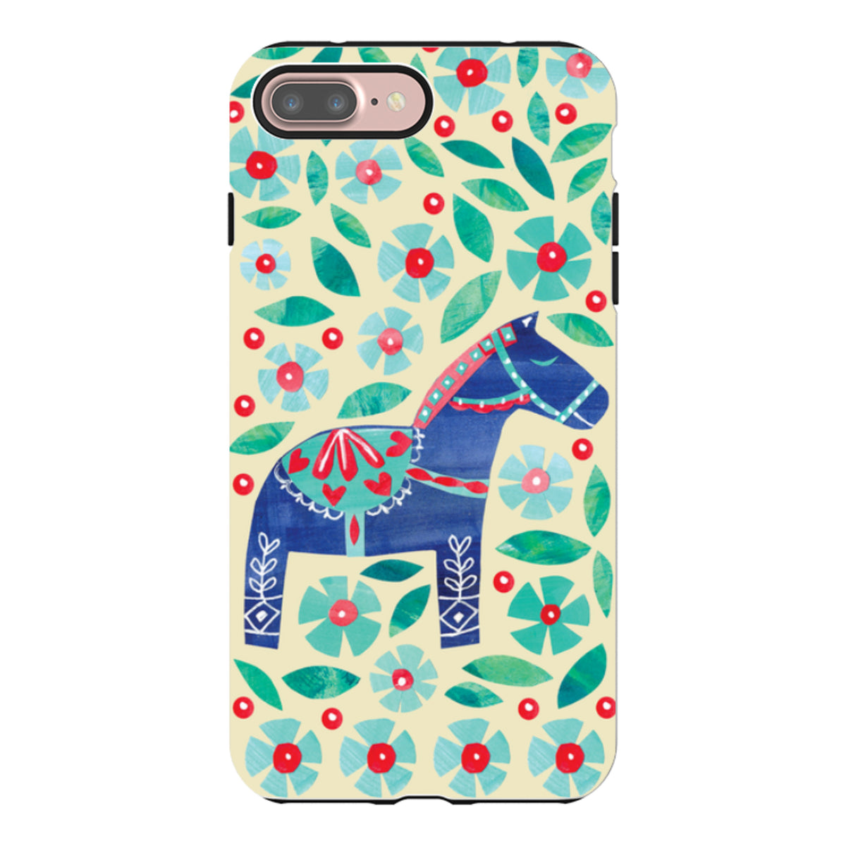 iPhone Tough Case - Dala Horse By Tracey English