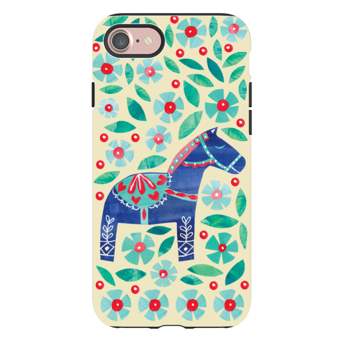 iPhone Tough Case - Dala Horse By Tracey English