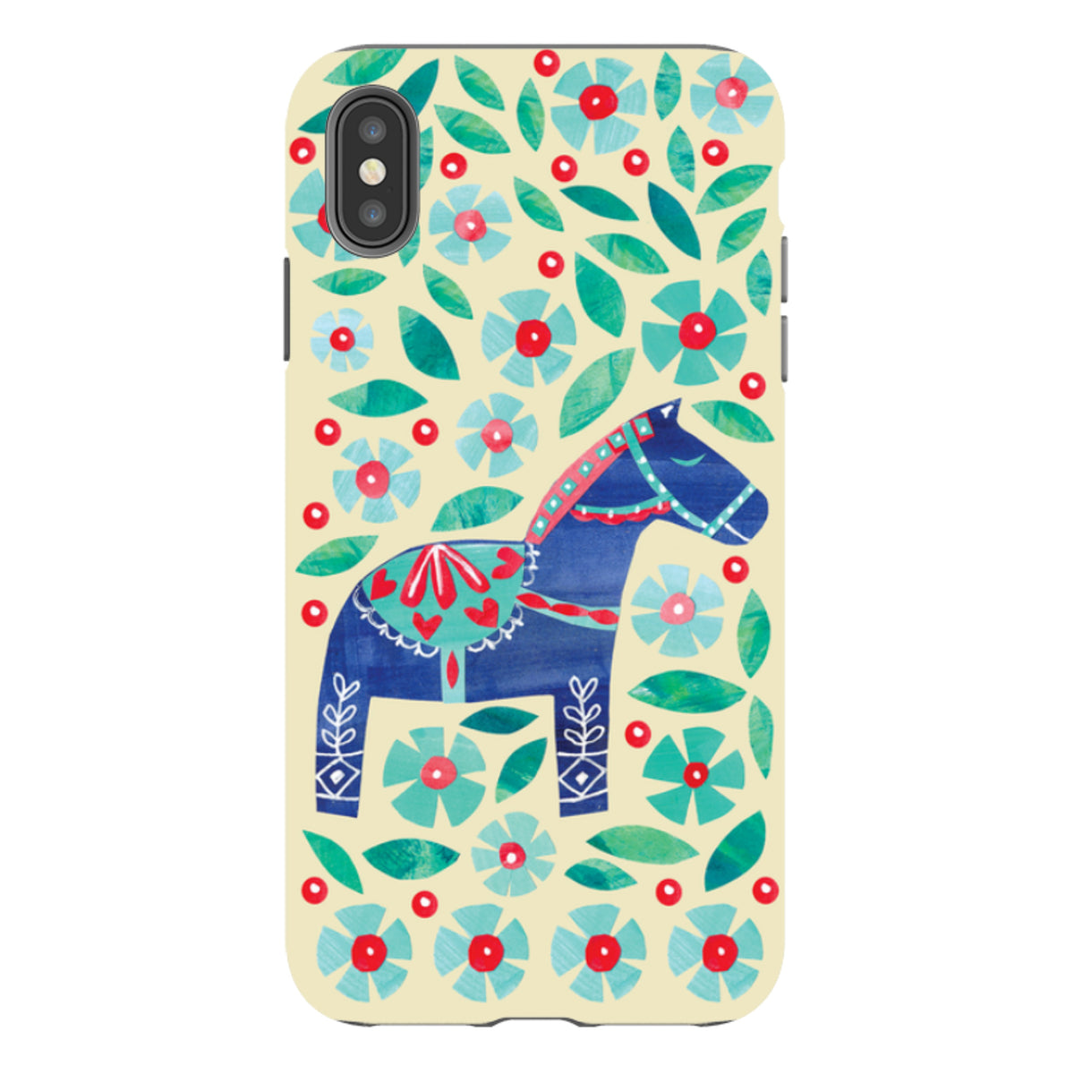 iPhone Tough Case - Dala Horse By Tracey English