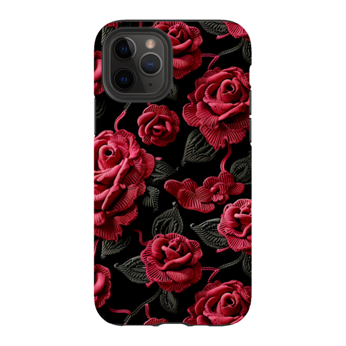 iPhone Tough Case - Dark Roses