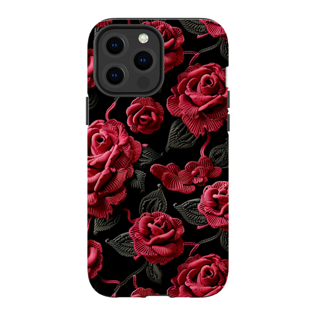 iPhone Tough Case - Dark Roses