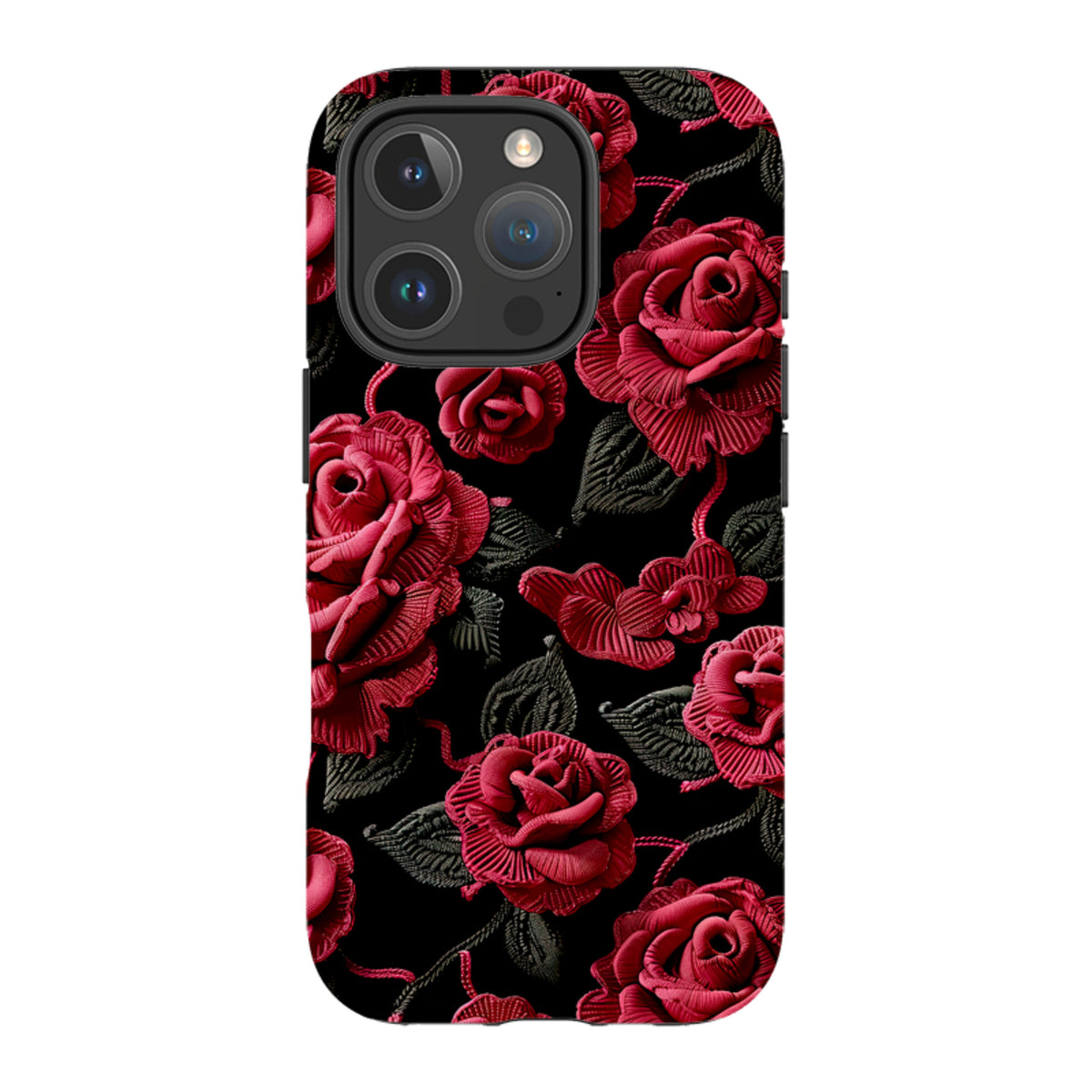 iPhone Tough Case - Dark Roses