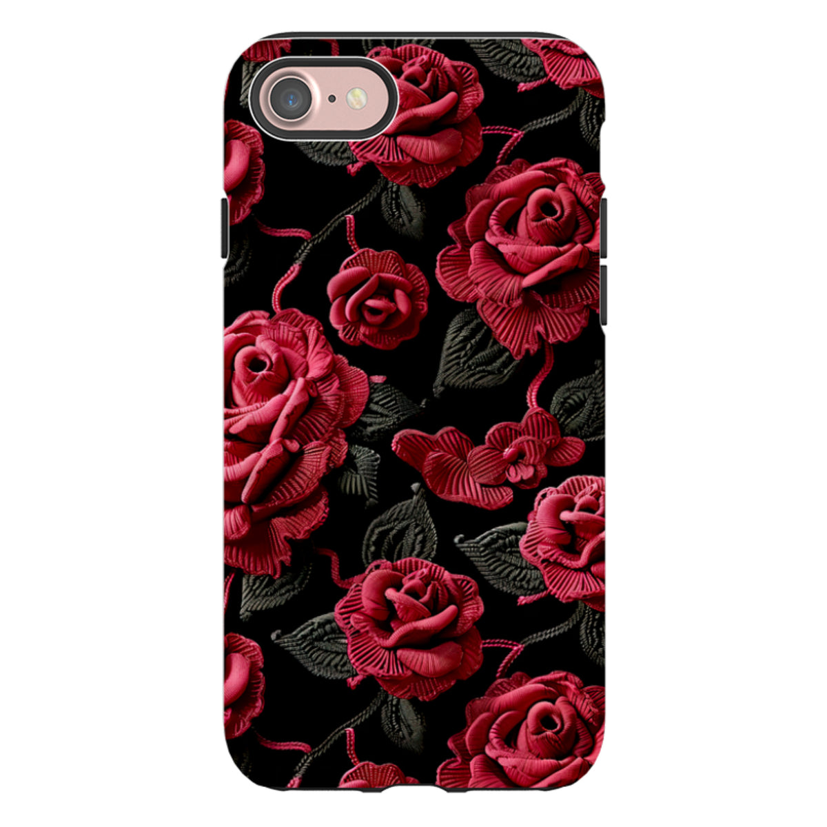 iPhone Tough Case - Dark Roses