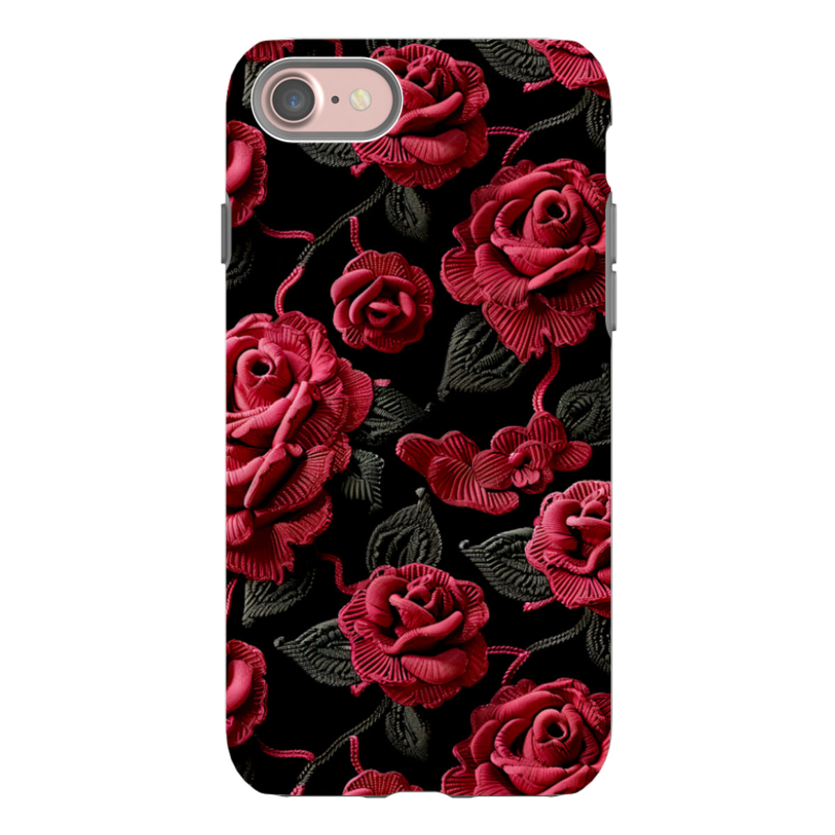 iPhone Tough Case - Dark Roses