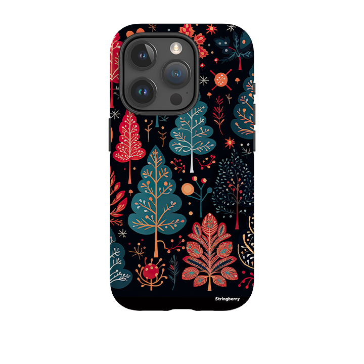 iPhone Tough Case - Dark Winter Forest