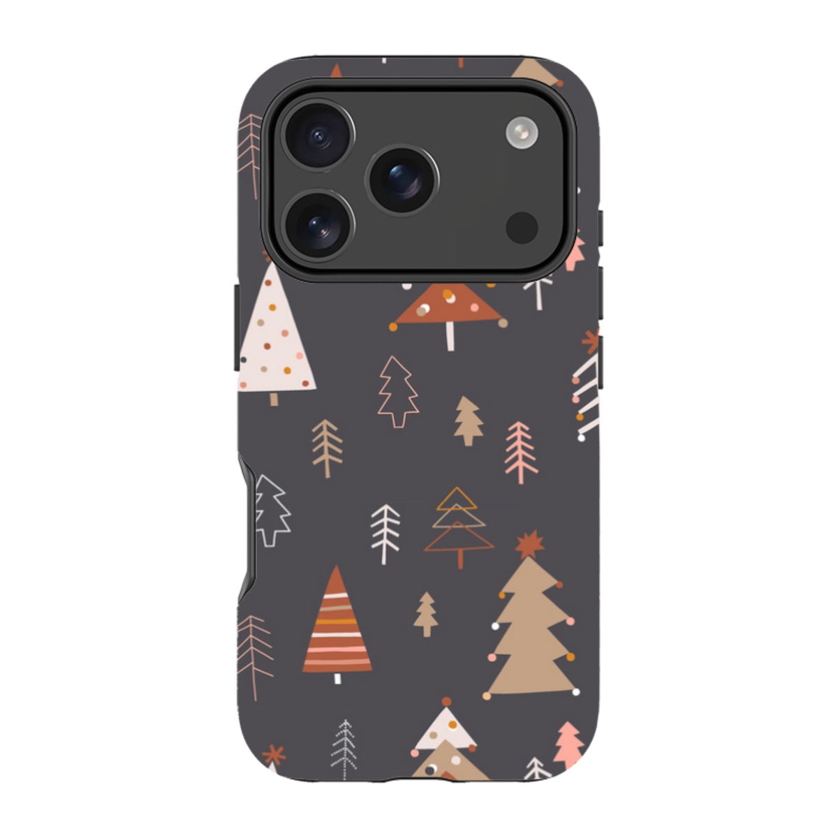 iPhone Tough Case - Dark Xmas Trees