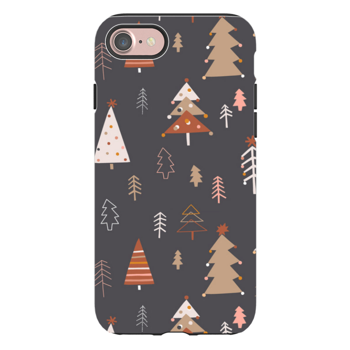 iPhone Tough Case - Dark Xmas Trees