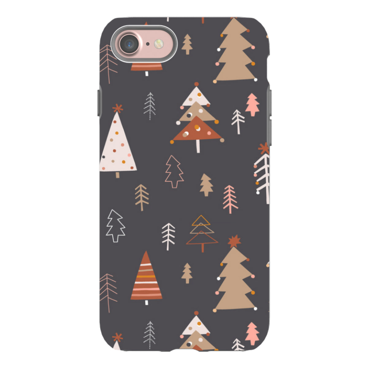 iPhone Tough Case - Dark Xmas Trees