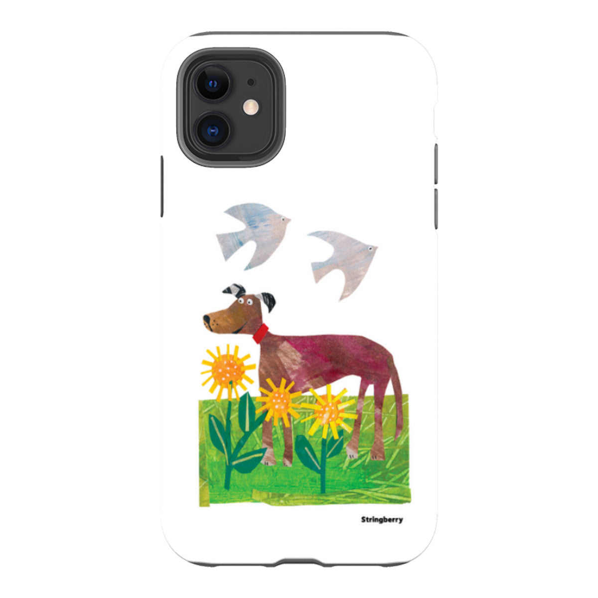 iPhone Tough Case - Days Of Dogs I By Tracey English