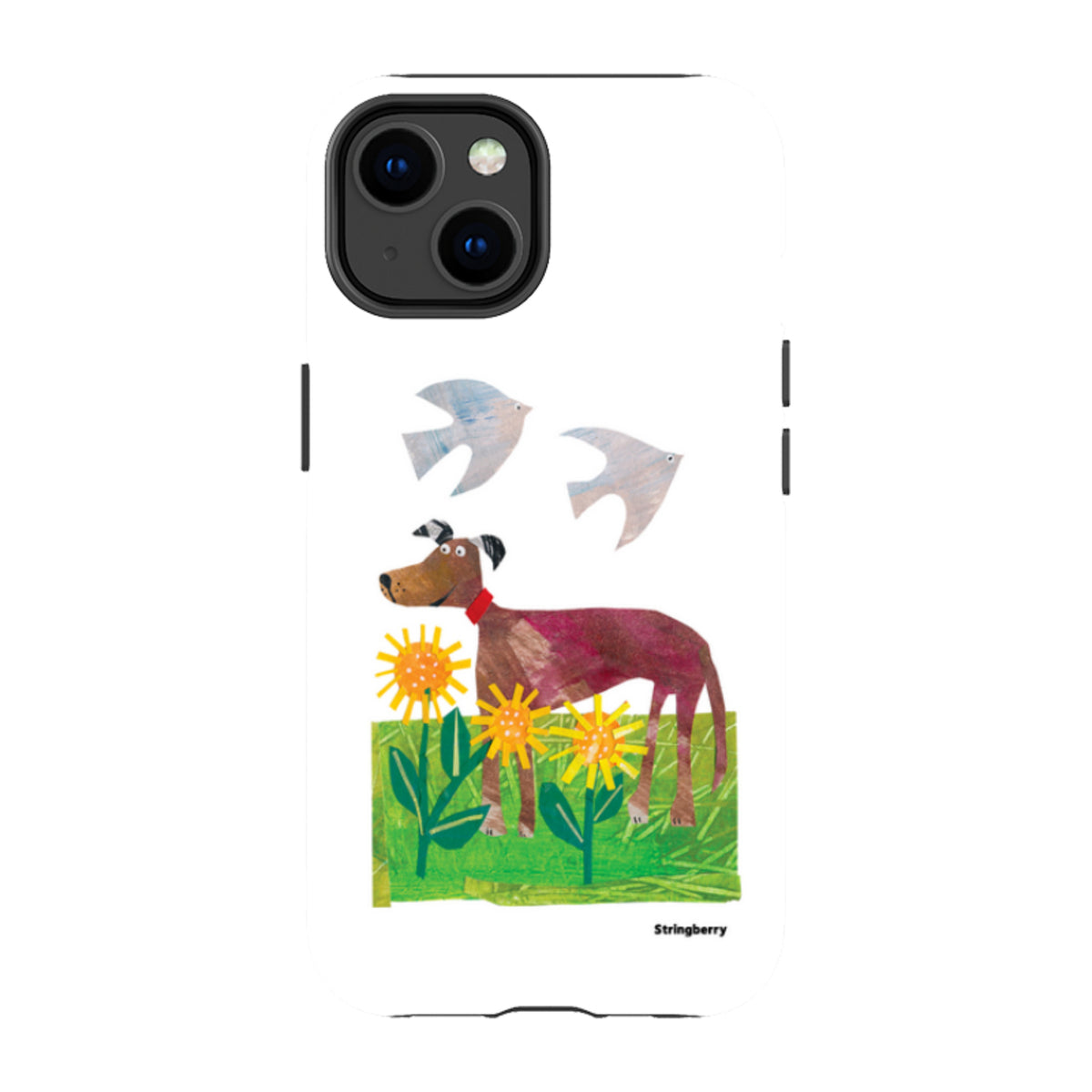 iPhone Tough Case - Days Of Dogs I By Tracey English