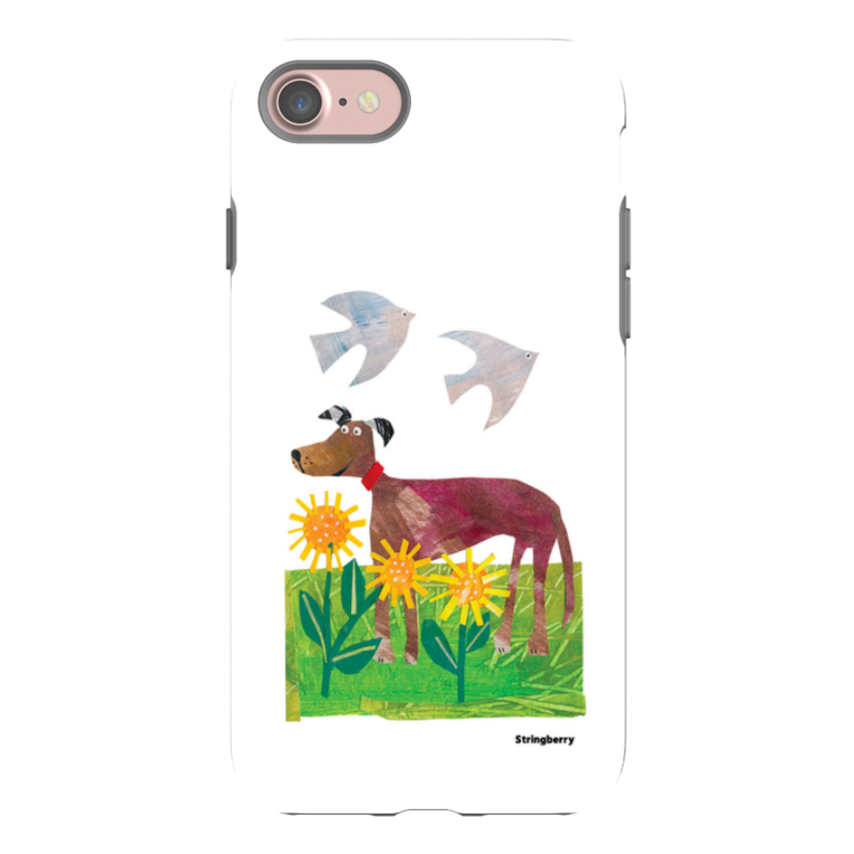 iPhone Tough Case - Days Of Dogs I By Tracey English