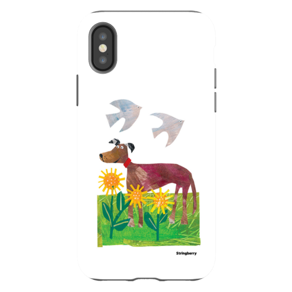 iPhone Tough Case - Days Of Dogs I By Tracey English