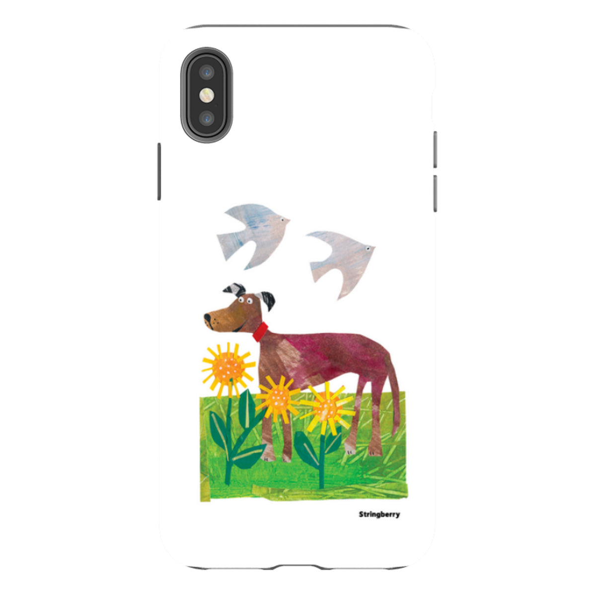 iPhone Tough Case - Days Of Dogs I By Tracey English