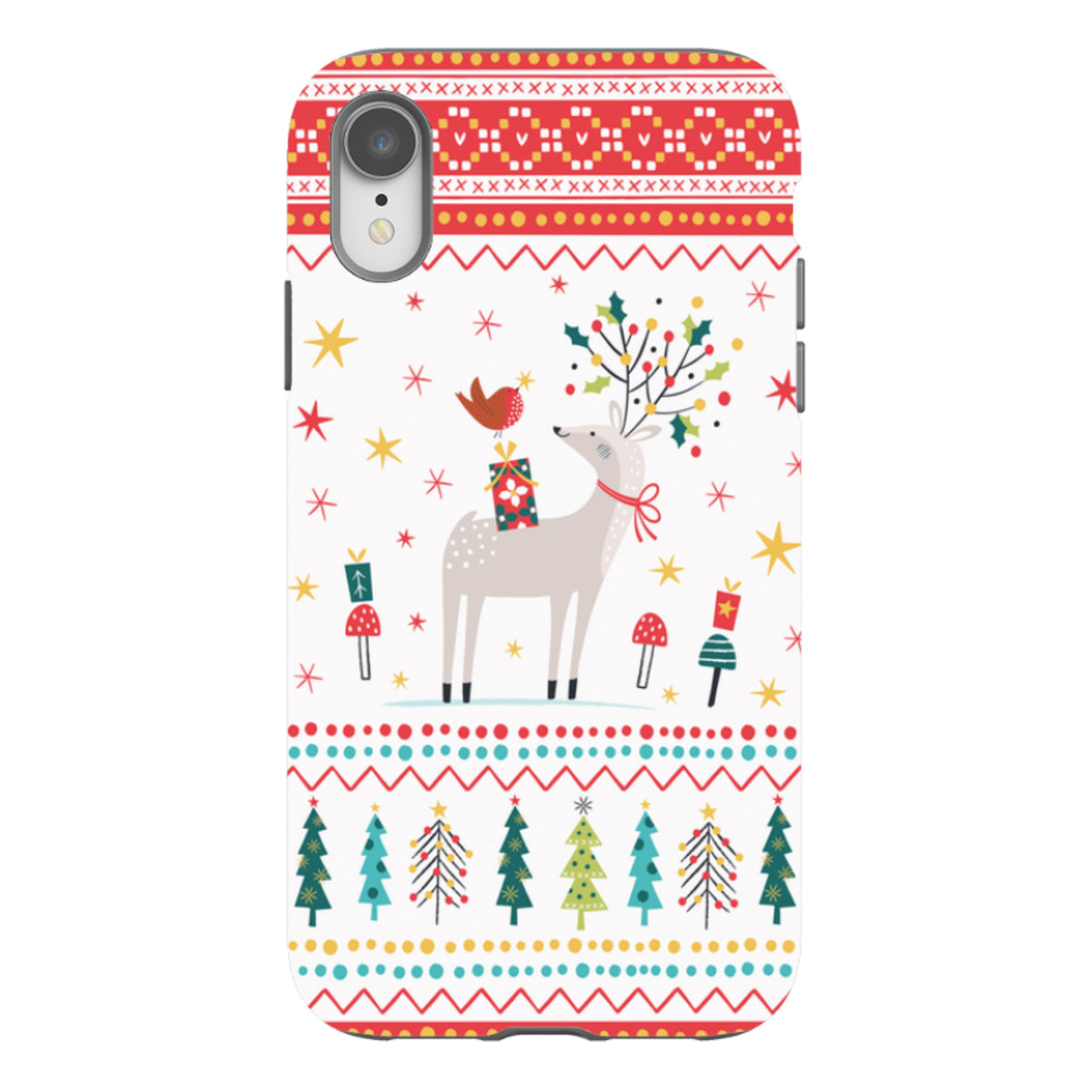 iPhone Tough Case - Deer and Robin By Ali Brookes