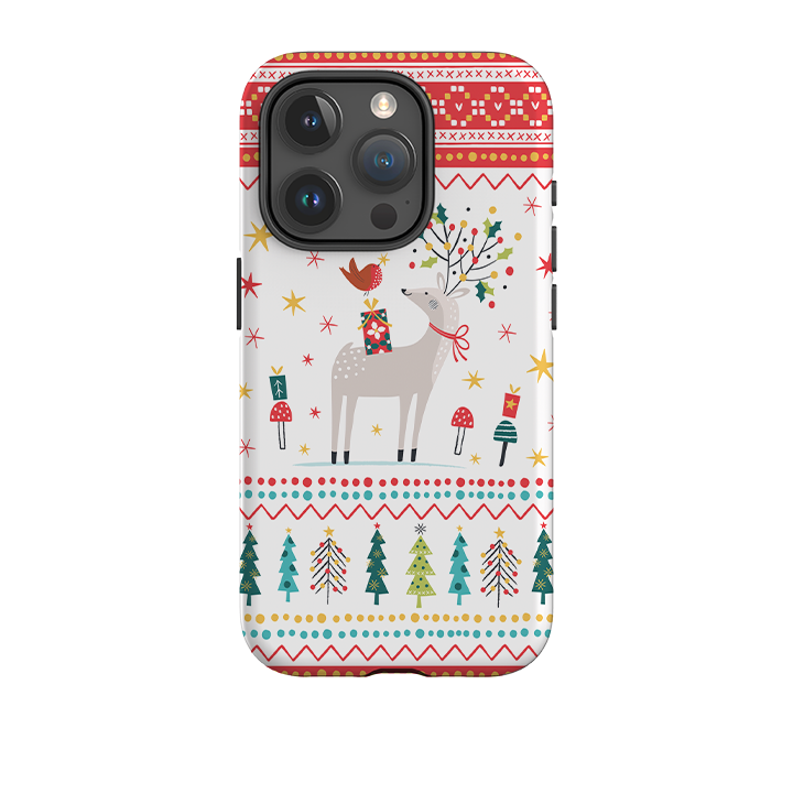 iPhone Tough Case - Hirsch und Rotkehlchen von Ali Brookes