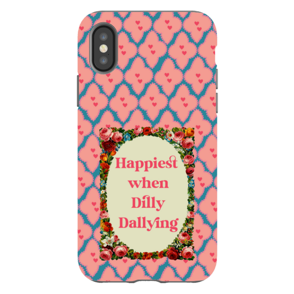 iPhone Tough Case - Dilly Dally By Clare Jordan