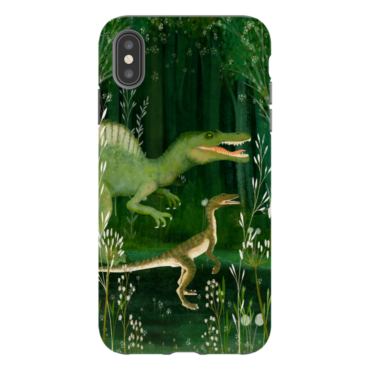 iPhone Tough Case - Dino Park II By Katherine Quinn
