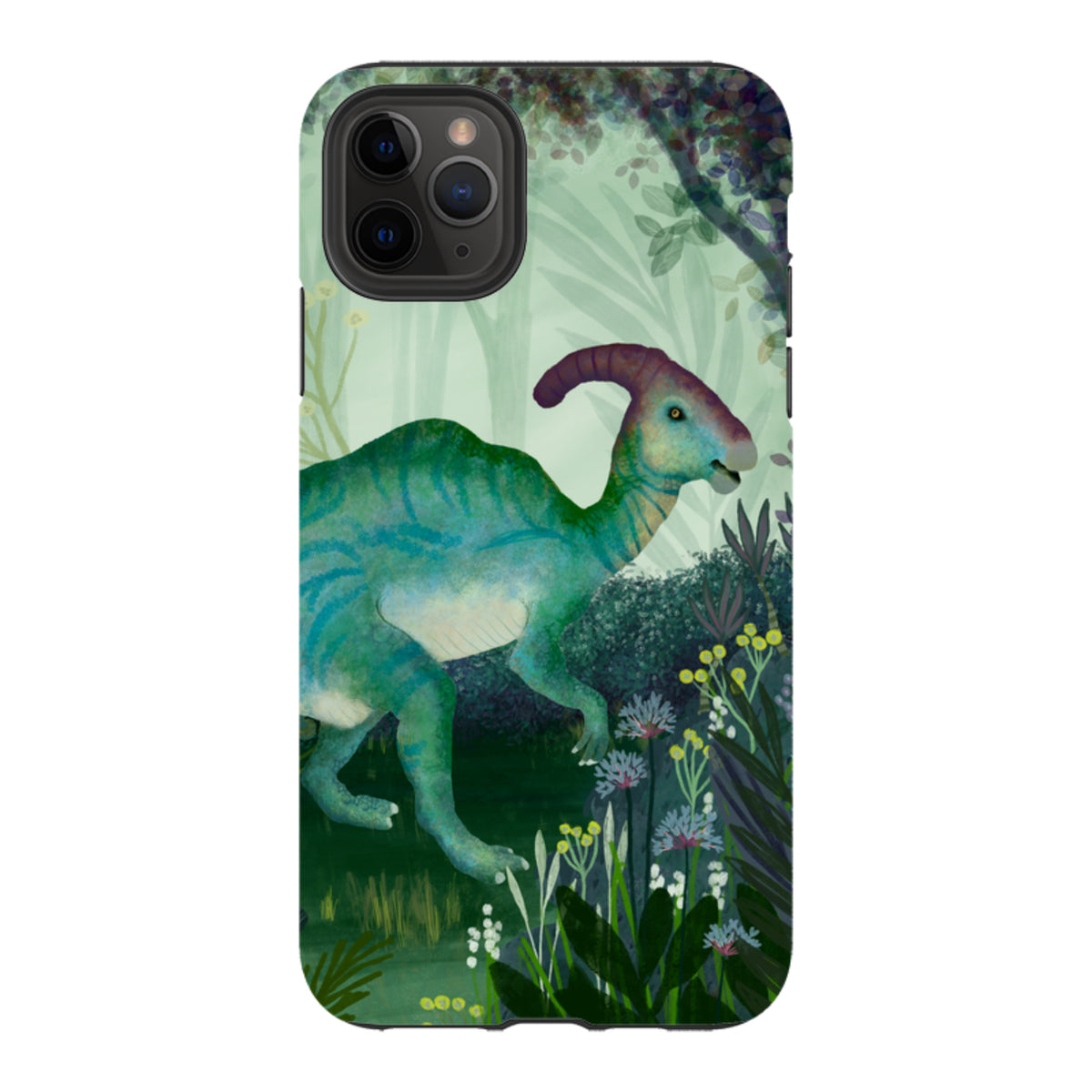 iPhone Tough Case - Dino Park III By Katherine Quinn