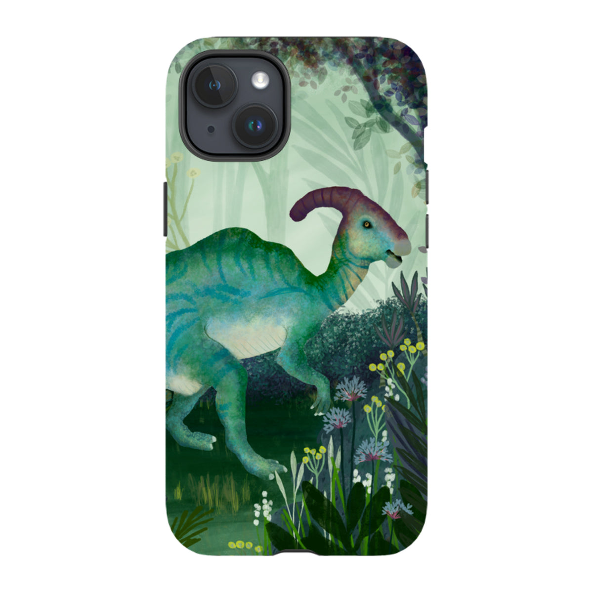 iPhone Tough Case - Dino Park III By Katherine Quinn