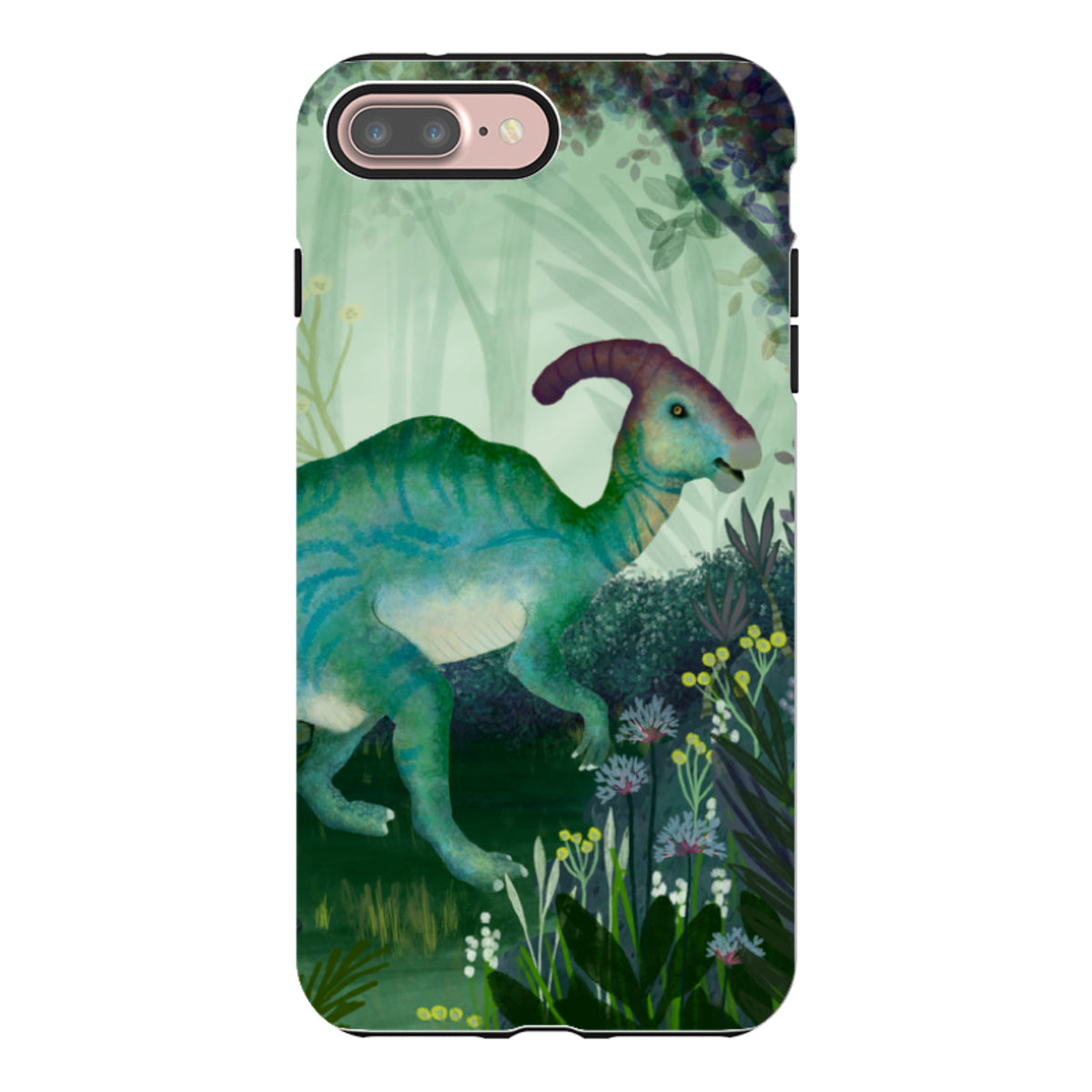 iPhone Tough Case - Dino Park III By Katherine Quinn