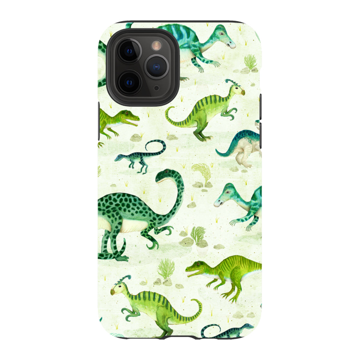 iPhone Tough Case - Dinoland By Katherine Quinn