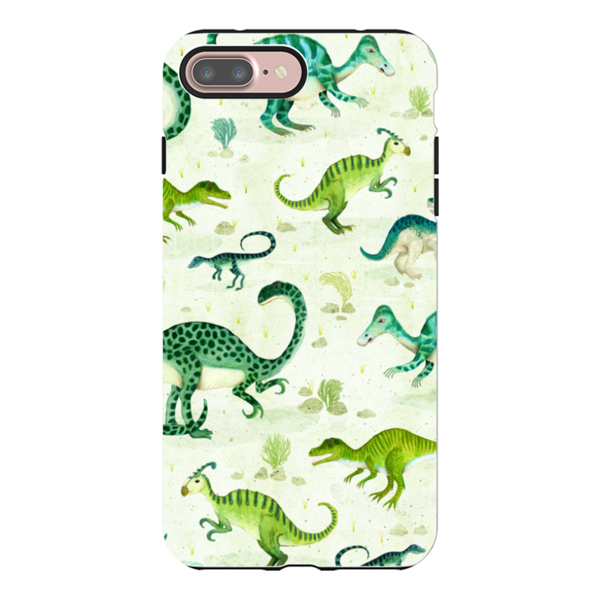 iPhone Tough Case - Dinoland By Katherine Quinn