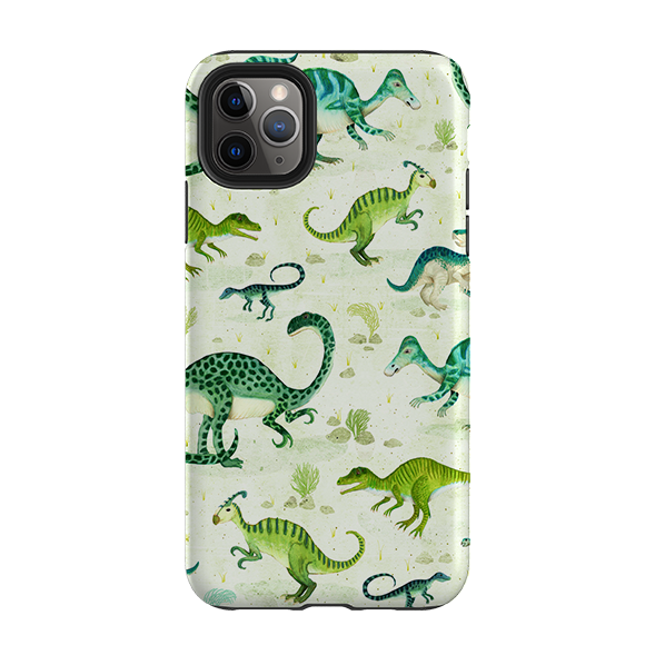 iPhone Tough Case - Dinoland By Katherine Quinn