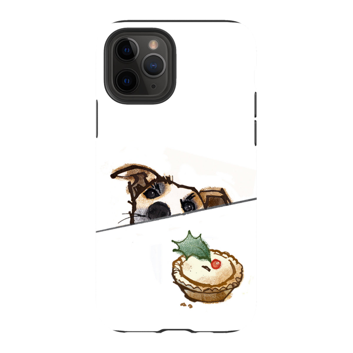 iPhone Tough Case - Dog And Holly By Liane Payne
