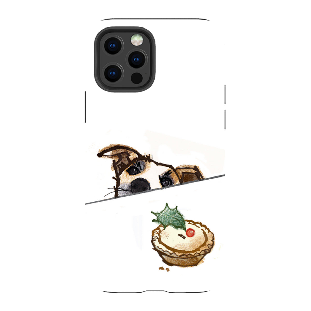iPhone Tough Case - Dog And Holly By Liane Payne