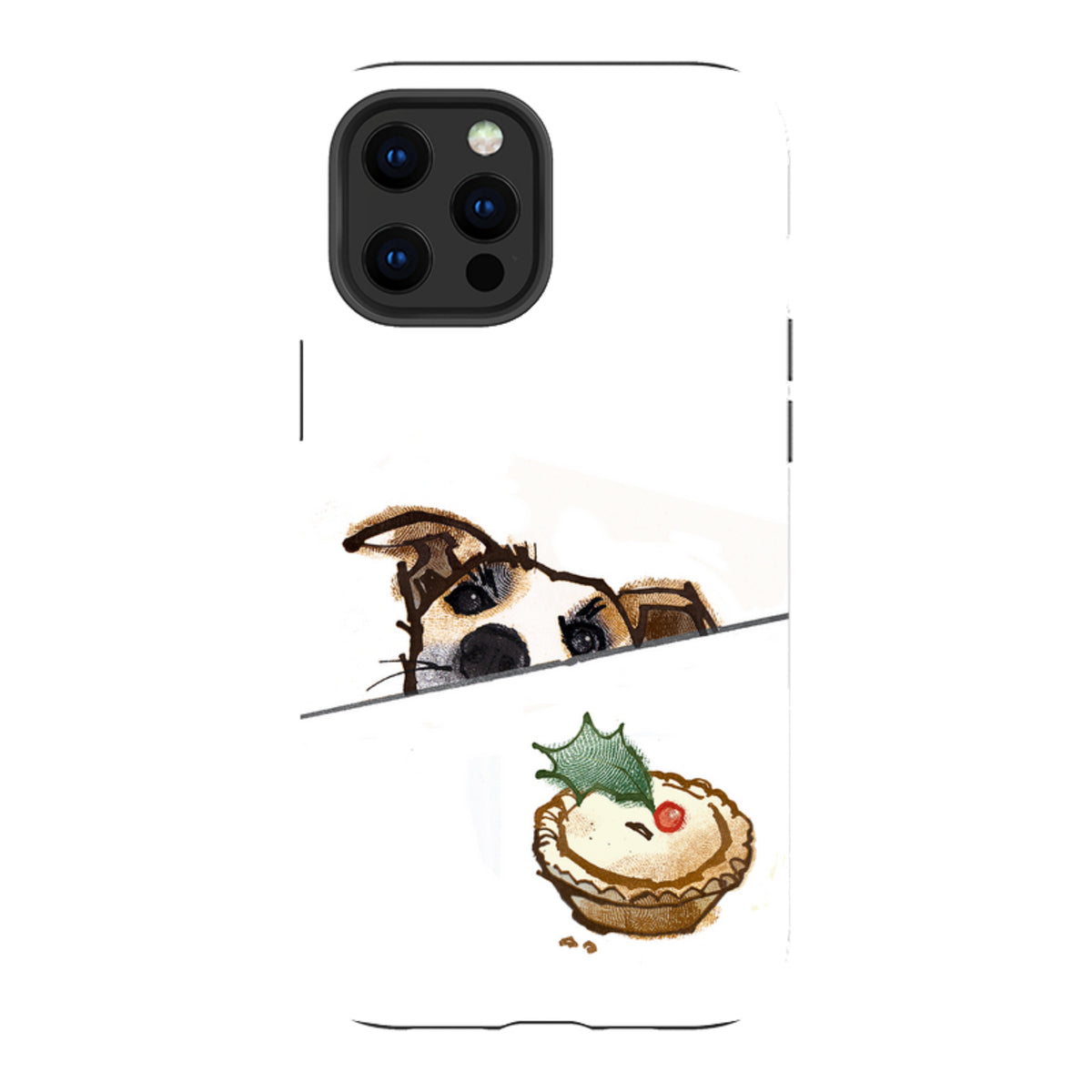 iPhone Tough Case - Dog And Holly By Liane Payne