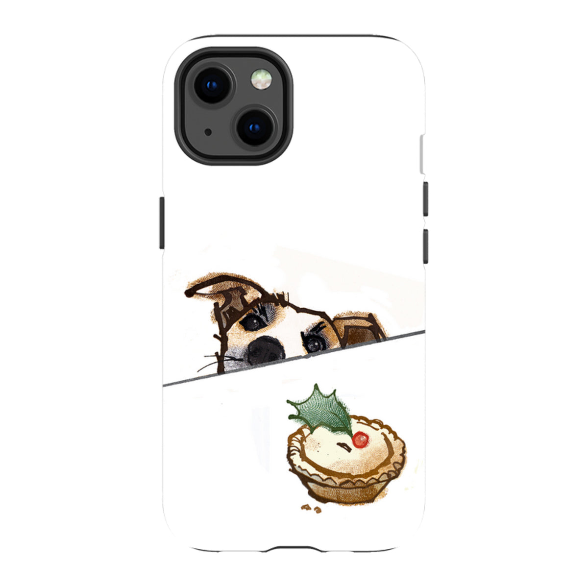 iPhone Tough Case - Dog And Holly By Liane Payne