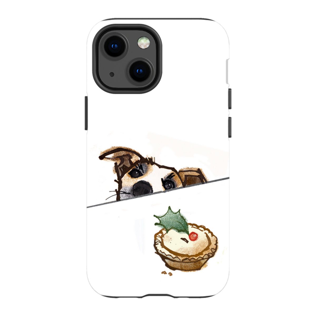 iPhone Tough Case - Dog And Holly By Liane Payne