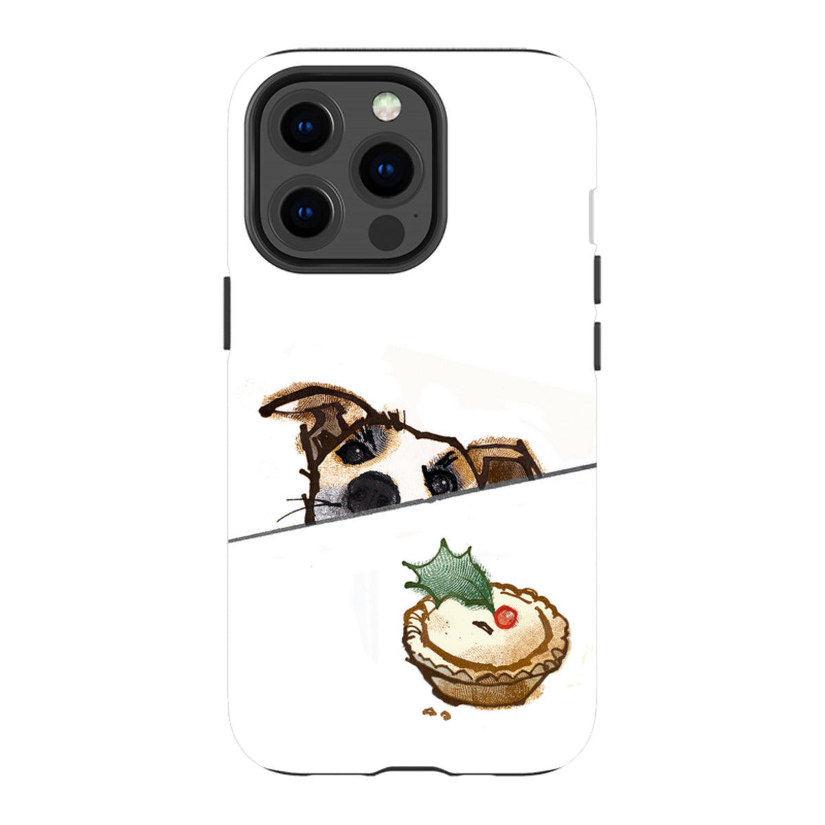 iPhone Tough Case - Dog And Holly By Liane Payne