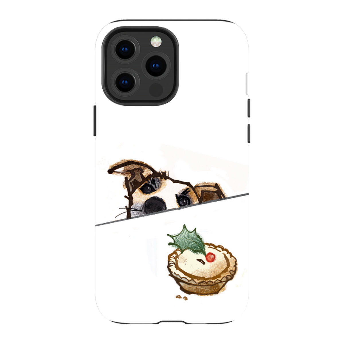 iPhone Tough Case - Dog And Holly By Liane Payne