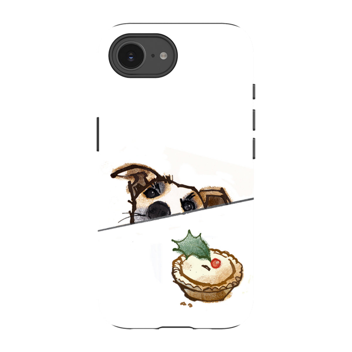 iPhone Tough Case - Dog And Holly By Liane Payne